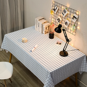 网红桌布防水防油免洗书桌，ins学生北欧pvc布艺客厅茶几现代简约圆