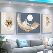 轻奢大气客厅装饰画三联抽象挂画简约沙发背景墙装饰壁画电视墙画