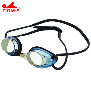 英发YINGFA 游泳眼镜 专业训练男女竞速型防水防雾镀膜Y570AF(M)