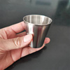 户外旅行便携不锈钢水杯酒杯，不易碎水杯开水杯，小漏斗30毫升75毫升