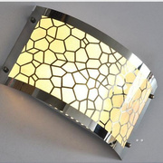经典款水立方不锈钢简约壁灯 欧式LED壁灯 床头创意壁灯