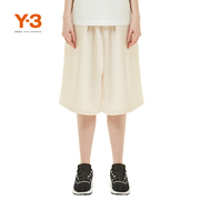 y-3y3山本耀司时尚，短裤女士侧条纹休闲直筒五分裤子潮流hg6118
