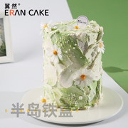 翼然半岛铁盒七夕表白生日蛋糕上海苏州杭州同城配送女神蛋糕