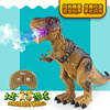 霸王龙仿真电动恐龙模型儿童，仿真动物男孩玩具遥控嘴巴，喷雾和前进