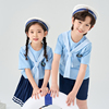 幼儿园夏季园服六一毕业照海军水手服男女童演出服小学生班服夏装