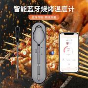 跨境智能无线蓝牙烧烤温度计手机，app防水肉类烤箱bbq食品温度计