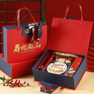 寿宴回礼祝寿伴手礼盒过寿喜糖大老人60岁7080岁生日做寿礼盒