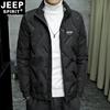 香港jeep吉普男士羽绒服，冬季厚款保暖立领时尚，休闲羽绒外套宽松大