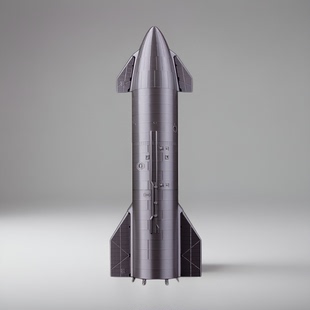 nasa美国宇航局马斯克spacex星舰模型，starship火箭模型成品sn11