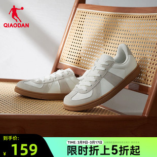中国乔丹德训鞋板鞋，2024复古美拉德小白，鞋情侣休闲运动鞋子男