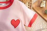 女童套装儿童2023夏装小童，两件套薄款女宝宝粉色短袖，t恤夏.&a
