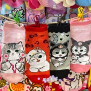 鲨鱼猫mofusand短筒袜，女袜女士袜子短袜，小猫咪kitty库洛米