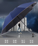 雨伞大号十骨加大加固双人，商务晴雨伞遮阳伞，防紫外线晴雨两用伞