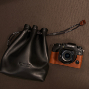富士fuji手作皮套套，相机包羊皮袋便携相机，袋微单保护套相机套