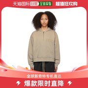 香港直邮潮奢 Fear Of God 女士驼色半拉链连帽衫