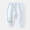 春款婴儿长裤纯棉0-3个月，宝宝打底裤，初生儿单件裤子新生儿薄秋裤