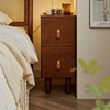 实木床头柜现代简约家用卧室超窄床边柜夹缝柜小型简易收纳储物柜