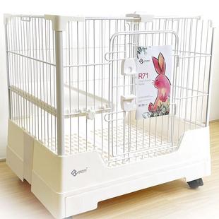 兔笼r71r81豪华防喷尿兔子，专用笼子小号，双层家用宠物兔笼