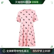 香港直邮mcq女士，玫红色连衣裙401641-roj61-6109