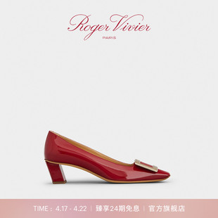24期免息Roger Vivier/RV女鞋Belle Vivier高跟鞋单鞋婚鞋