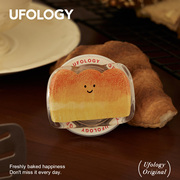 ufology原创手机磁吸支架支持magsafe桌面便携苹果可爱面包懒人