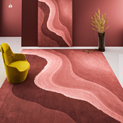 地毯客厅现代简约纯色北欧轻奢易打理(易打理)茶几，毯家用沙发卧室定制地垫