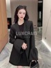 LUXCRAIG法式小众高级气质感高端精致小香风宽松黑色西装外套