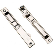 不锈钢90型材质老式铝合金门窗锁钩锁推拉平移塑钢窗户锁扣