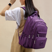 背包女韩版大容量学生书包电脑包15寸百搭休闲防水尼龙牛津双肩包