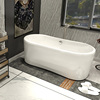 科勒浴缸索菲独立式亚克力浴缸小户型家用整体浴缸含排水K-18262T