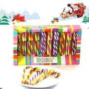 超大创意拐棍拐杖棒棒糖儿童零食礼物水果糖万圣节装饰糖果盒装