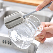 居家家海绵杯刷厨房长柄茶杯去茶渍清洁刷子家用无死角洗杯子神器