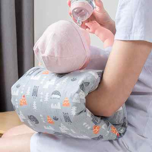 可拆洗哺乳枕喂奶神器纯棉多功能婴儿抱娃手臂枕头舒适垫胳膊抱睡