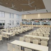 快餐桌椅组合长方形简约小吃饭店经济型学校学生餐厅食堂餐桌商用