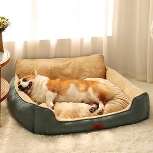 狗窝四季通用可拆洗冬季保暖猫窝狗狗沙发床泰迪睡垫中小型犬垫子