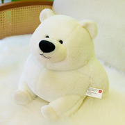 白色小熊玩偶毛绒玩具北极抱抱熊，安抚布娃娃床上睡觉抱枕儿童礼物