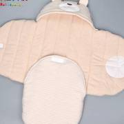 新生儿连脚抱被春秋冬季婴儿包被睡袋两用初生宝宝外出襁褓用品