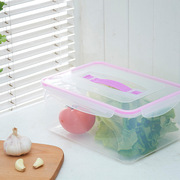 4l8l手提保鲜盒微波专用饭盒，食塑料盒冰箱收纳盒防潮密封盒
