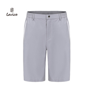 商场同款Lavico/朗维高时尚休闲潮流运动男装灰色直筒短卫裤
