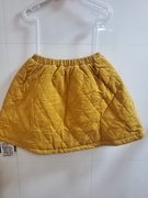 儿童空气棉春秋冬半身裙，姜黄色(姜，黄色)轻软保暖