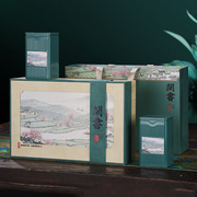 龙井茶私房茶叶礼盒装特级高档空盒，日照绿茶包装盒信阳毛尖空礼盒
