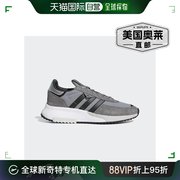 adidas阿迪达斯 Retropy F2 GW0507 女式灰色/黑色绒面革跑步运动