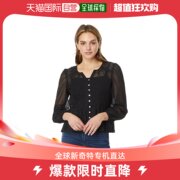 美国直邮lucky brand 女士 衬衫蕾丝长袖上衣