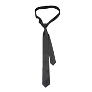 3.5cm超窄韩版小领带学生男，女士学院纯黑色，职业上班手系款百搭jk
