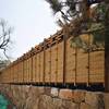 定制日式竹篱笆栅栏围栏护栏庭院花园，布置户外隔断门木造景护栏隔