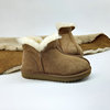 羊皮毛一体雪地靴女面包，鞋低帮浅口纯羊毛包跟保暖羊绒棉休闲鞋