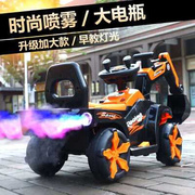 遥控玩具超大号动人工程车挖勾充电挖土机男孩儿童挖掘机可坐挖机