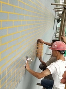 建筑外墙仿砖模具真石漆专用美纹纸仿瓷砖艺墙贴纸分格线胶带