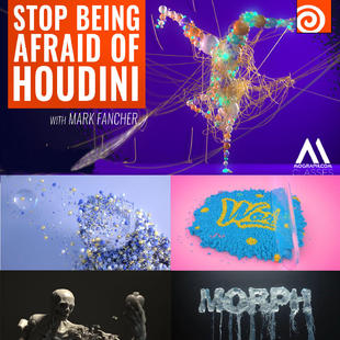 Houdini特效包装动画新手入门基础教程(英文无字幕)