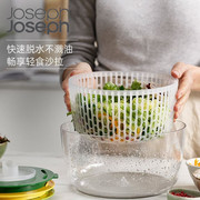英国josephjoseph蔬菜沙拉甩干，脱水器多功能切片刨丝洗菜沥水篮